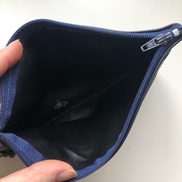 RARE Vintage Dior 70s Leather Clutch / Pouch - Picture 2 of 3